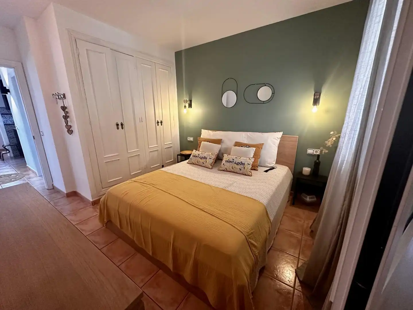 Dormitori de Casa adosada de lloguer en Manacor amb Aire condicionat, Jardí privat i Terrassa