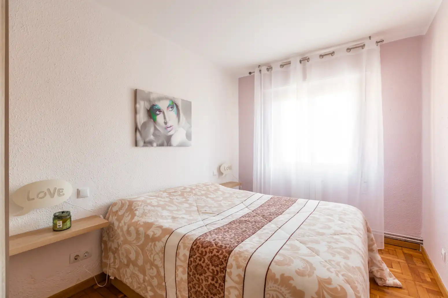 Bedroom of Flat for sale in  Pamplona / Iruña  with Heating, Parquet flooring and Balcony