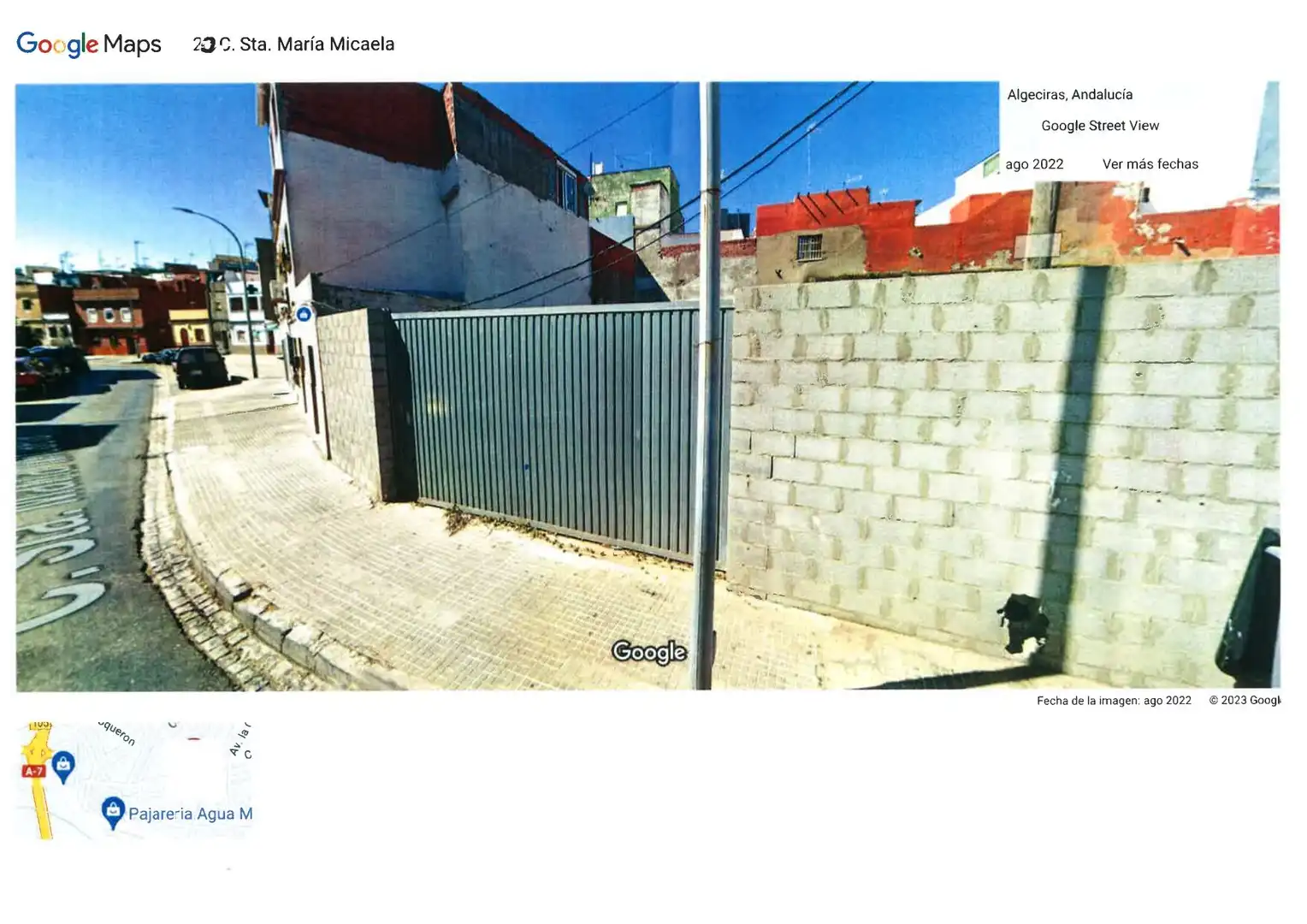 Vista exterior de Residencial en venta en Algeciras