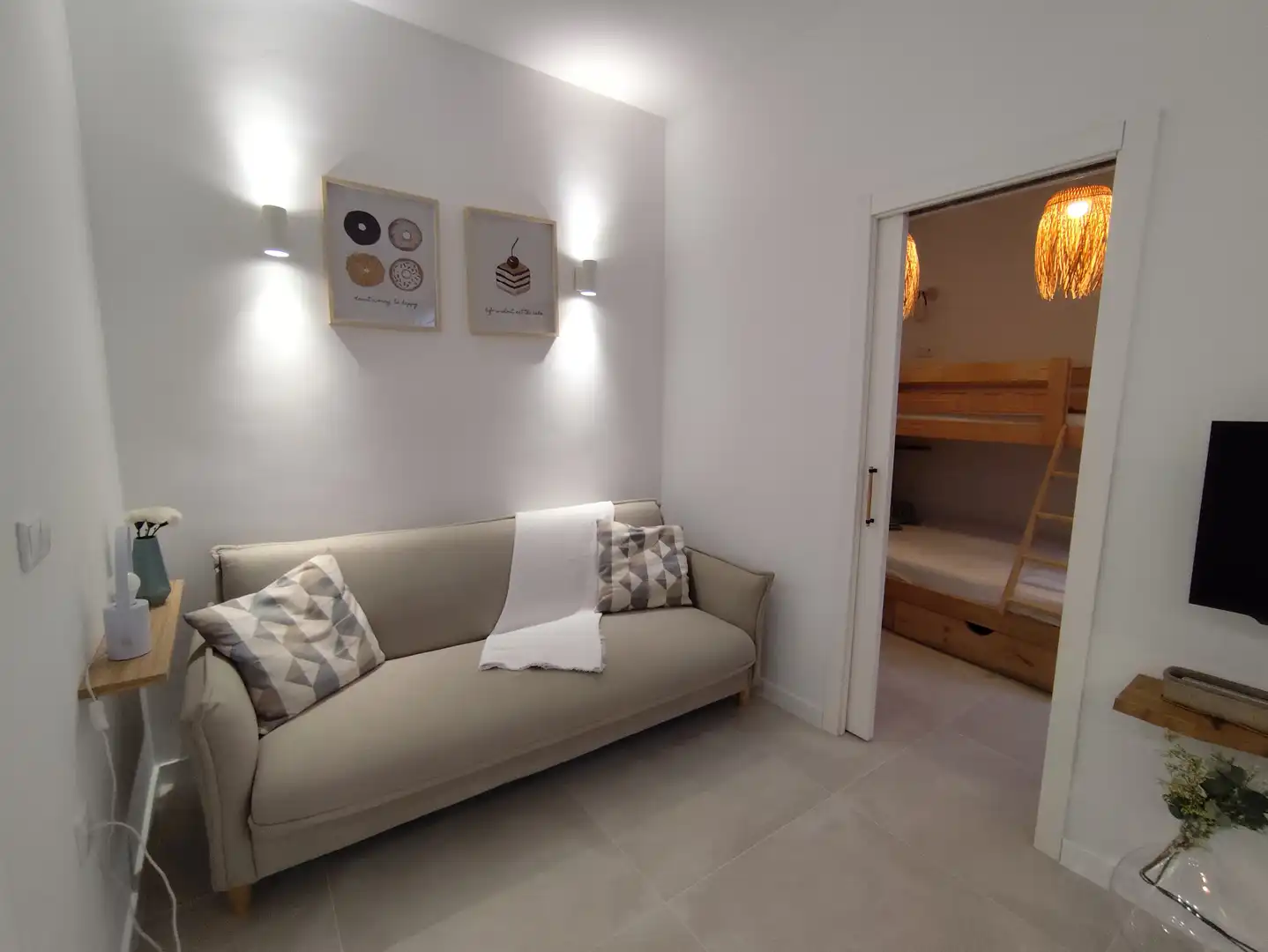 Sala d'estar de Casa o xalet de lloguer en Sanlúcar de Barrameda amb Aire condicionat, Calefacció i Terrassa