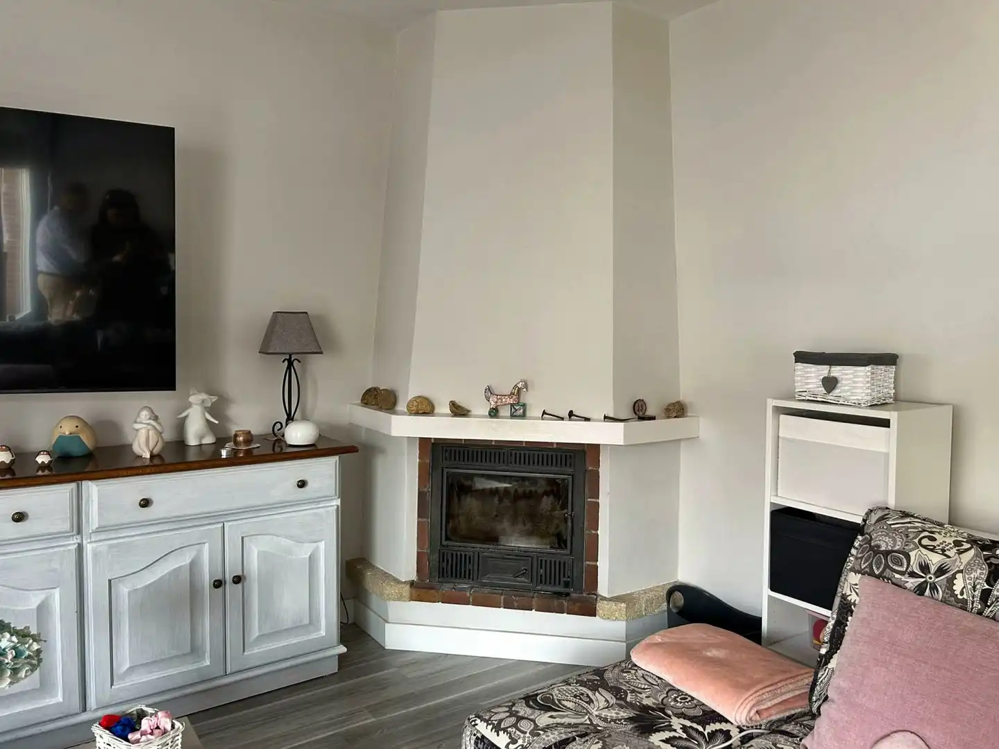 Sala de estar de Casa adosada en venta en Albacete con Aire acondicionado, Calefacción y Parquet