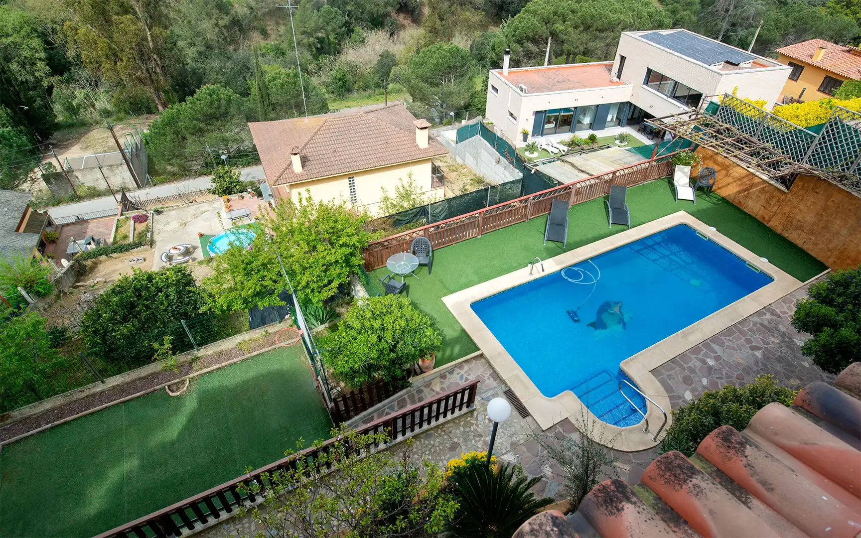 Piscina de Casa o xalet en venda en Argentona amb Calefacció, Jardí privat i Terrassa