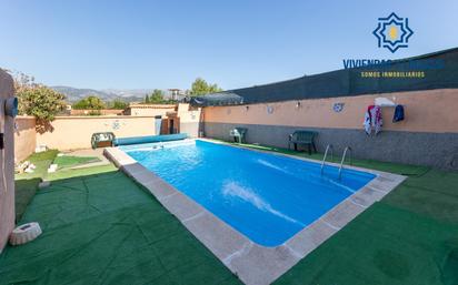 Swimming pool of House or chalet for sale in Ogíjares  with Air Conditioner, Terrace and Swimming Pool