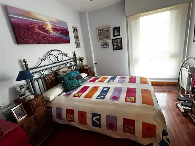 Bedroom of Flat for sale in Vilagarcía de Arousa  with Parquet flooring, Storage room and Furnished
