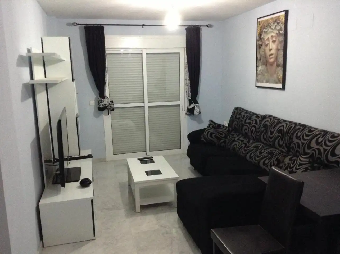 Sala de estar de Piso en venta en Dos Hermanas con Aire acondicionado, Amueblado y Balcón
