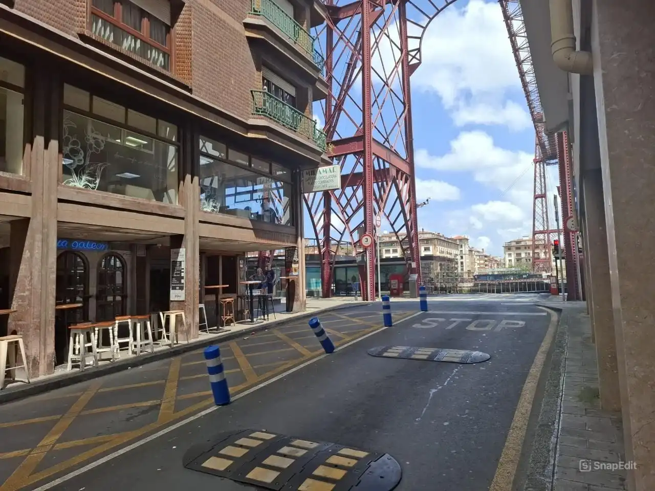 Vista exterior de Local en venda en Portugalete