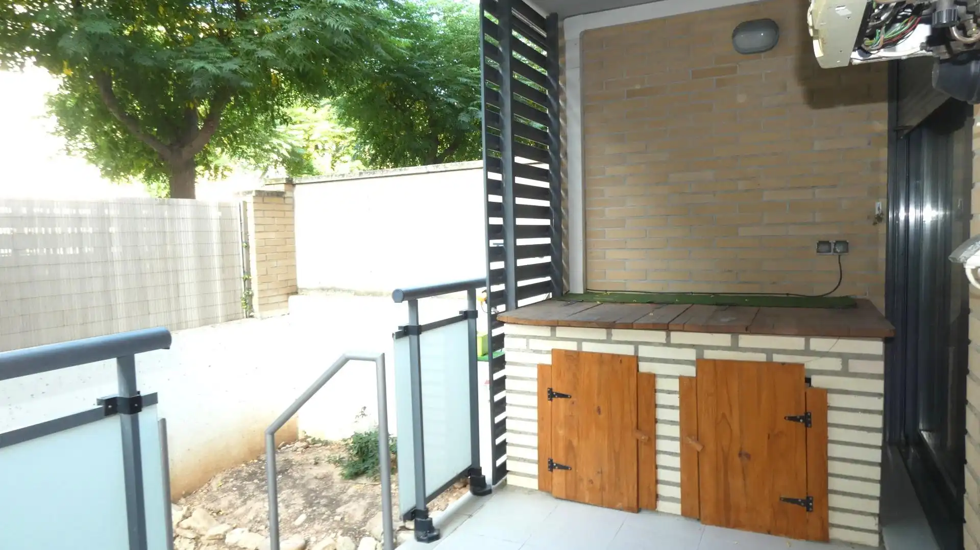 Terraza de Apartamento en venta en Alagón con Calefacción, Jardín privado y Parquet