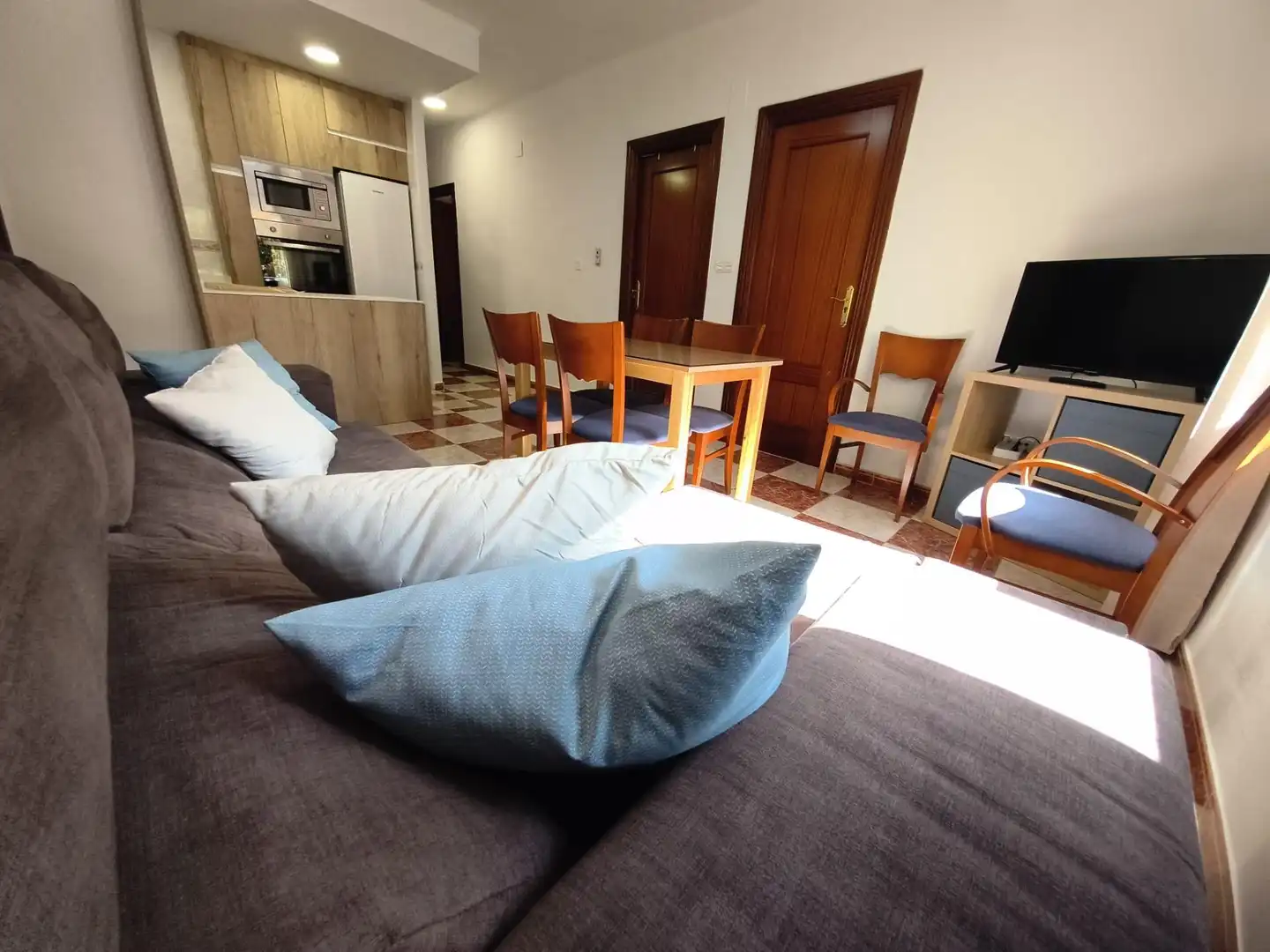Sala de estar de Piso de alquiler en Granada con Terraza y Amueblado