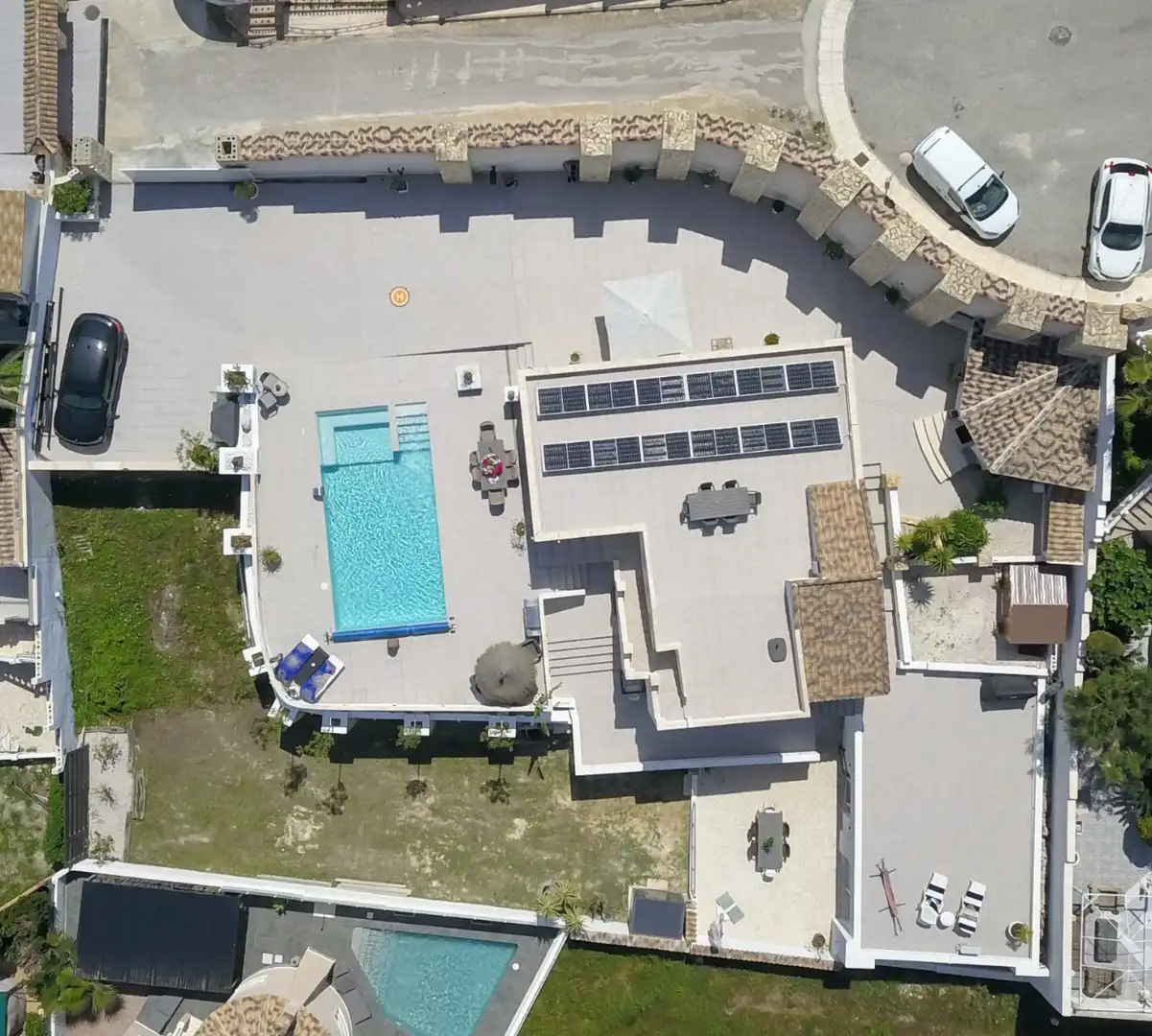 Piscina de Casa o xalet en venda en Rojales amb Aire condicionat, Jardí privat i Terrassa