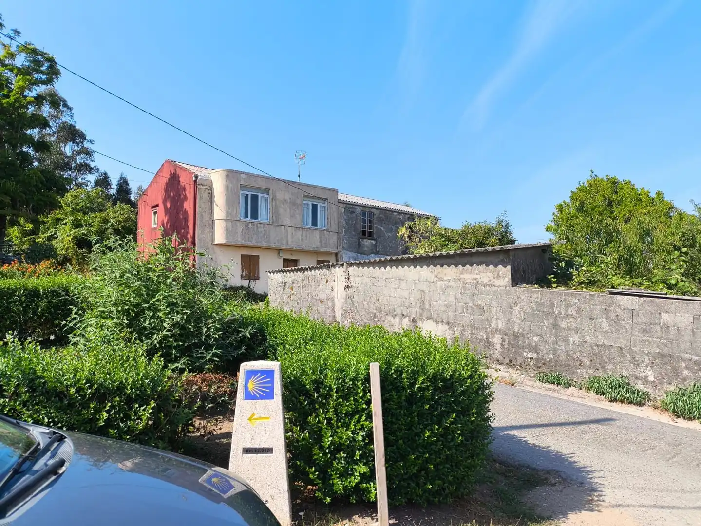 Vista exterior de Casa o chalet en venta en Corcubión con Jardín privado