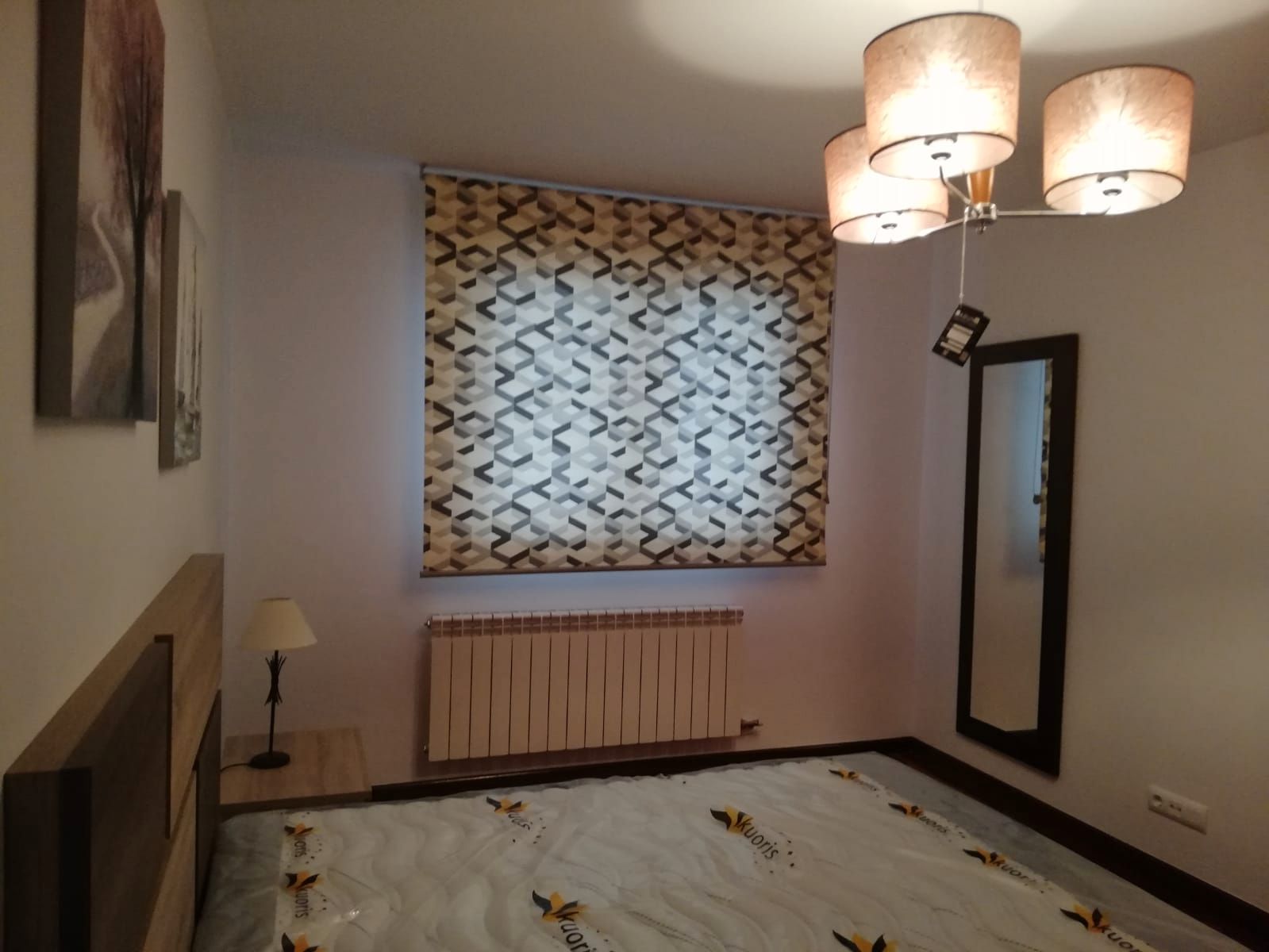 Dormitori de Apartament de lloguer en Villarcayo de Merindad de Castilla la Vieja amb Calefacció, Moblat i Forn