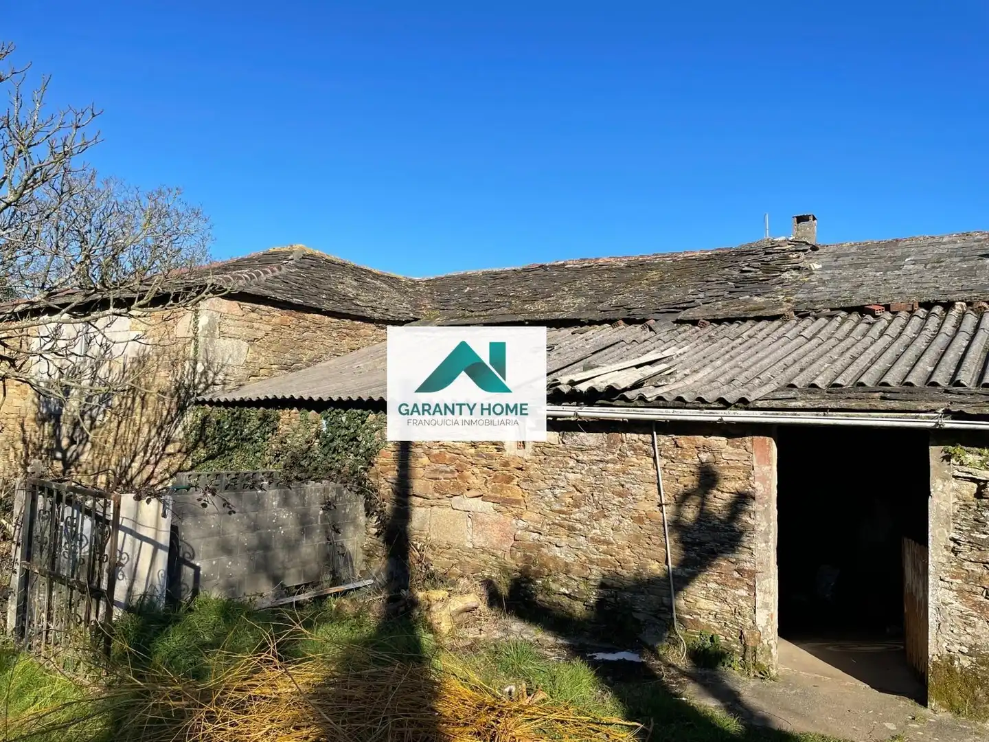 Vista exterior de Casa o chalet en venta en Aranga con Jardín privado