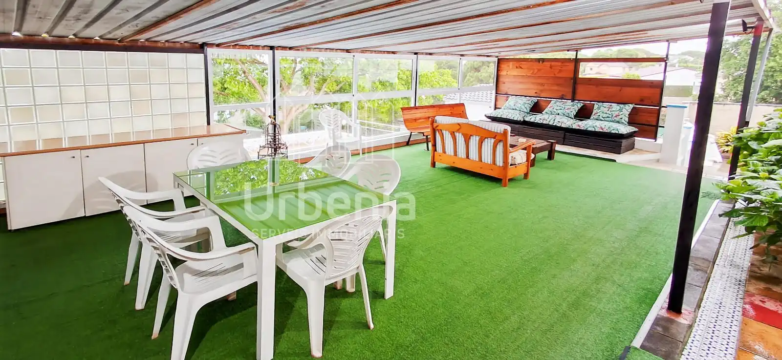 Terraza de Casa o chalet en venta en Tordera con Aire acondicionado, Calefacción y Jardín privado