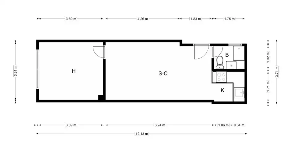 Flat for sale in Madrid