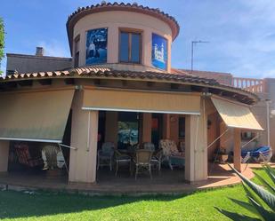 Terrassa de Casa o xalet de lloguer en Dénia amb Aire condicionat, Terrassa i Piscina