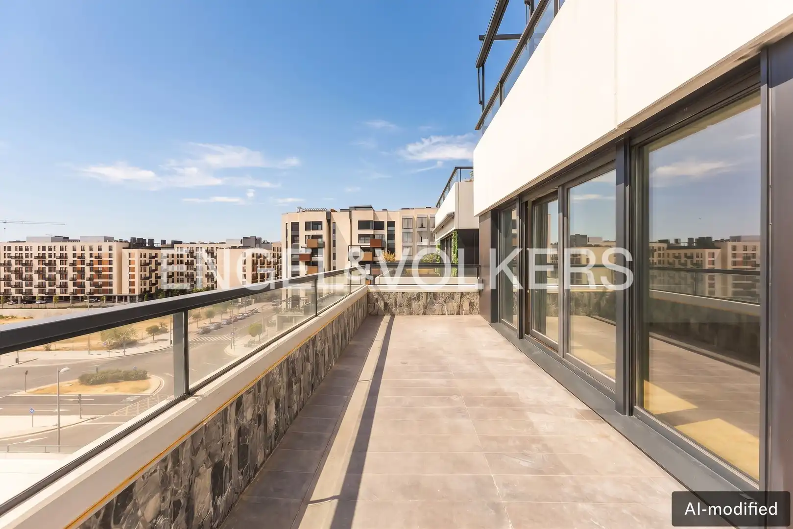 Terrace of Flat for rent in Madrid  with Air Conditioner, Heating and Terrace