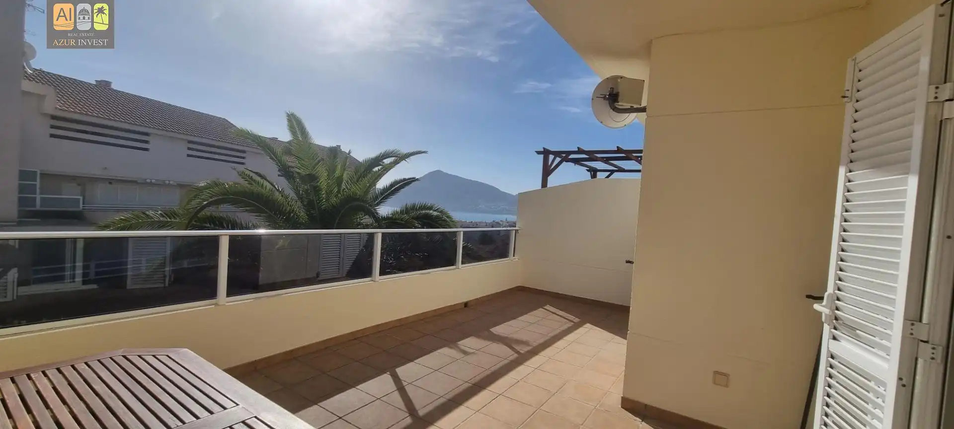 Terrace of Apartments for rent in Altea  with Air Conditioner, Heating and Private garden