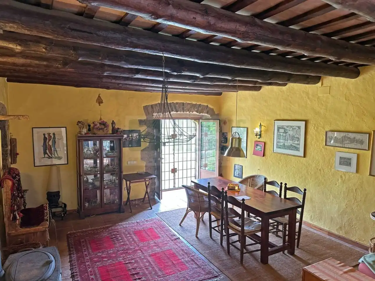 Comedor de Finca rústica en venta en Quart con Jardín privado