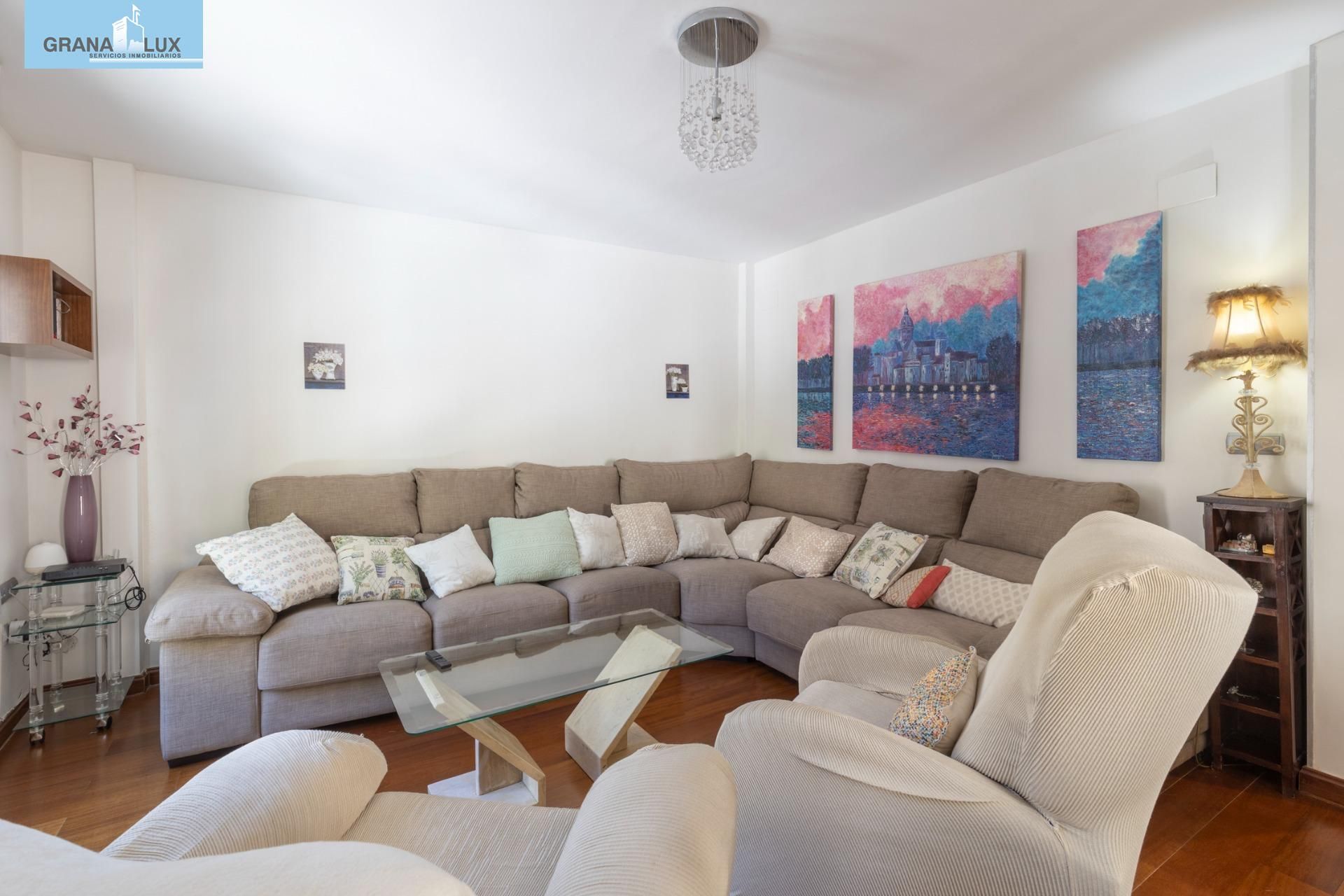Sala de estar de Casa o chalet en venta en  Granada Capital con Aire acondicionado, Terraza y Balcón