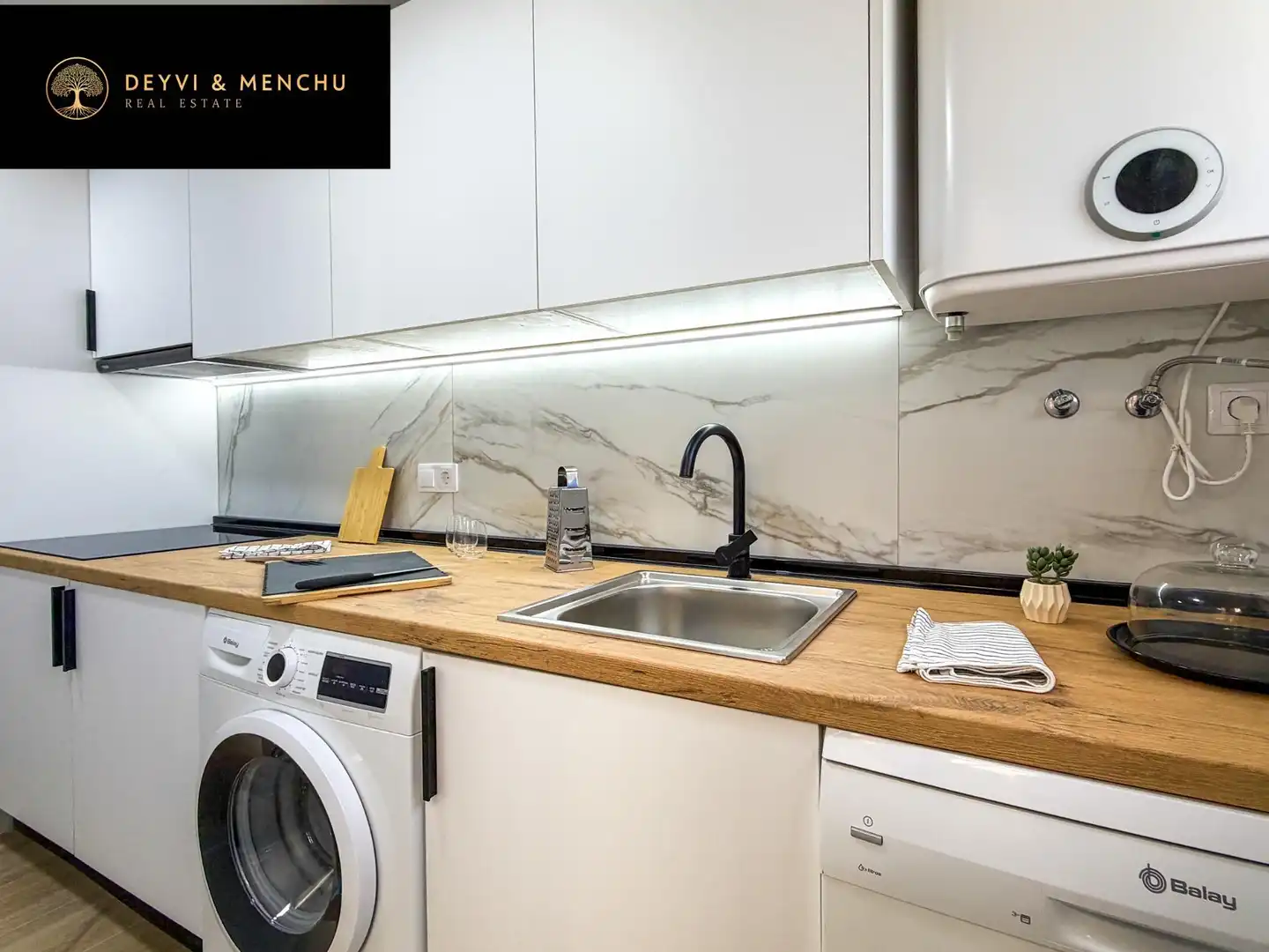 Küche von Wohnung zum Verkauf in Madrid mit Klimaanlage, Heizung und Möbliert