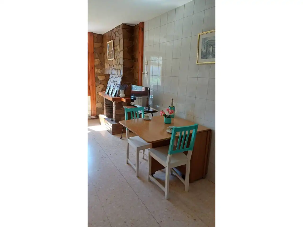 Comedor de Casa o chalet de alquiler en Vilanova de Meià con Calefacción, Terraza y Amueblado