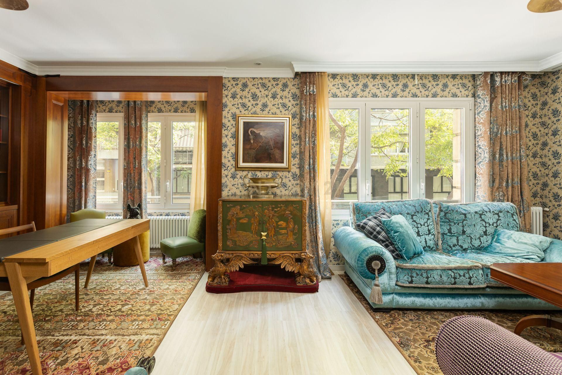 Sala d'estar de Apartament en venda en  Barcelona Capital