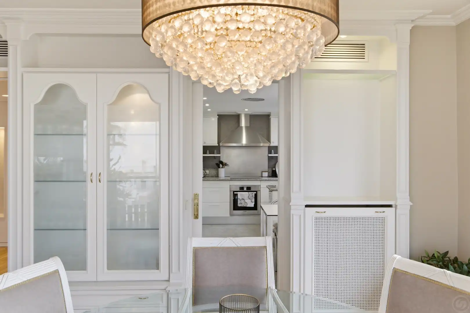 Dining room of Duplexes for sale in Girona  with Air Conditioner, Heating and Terrace
