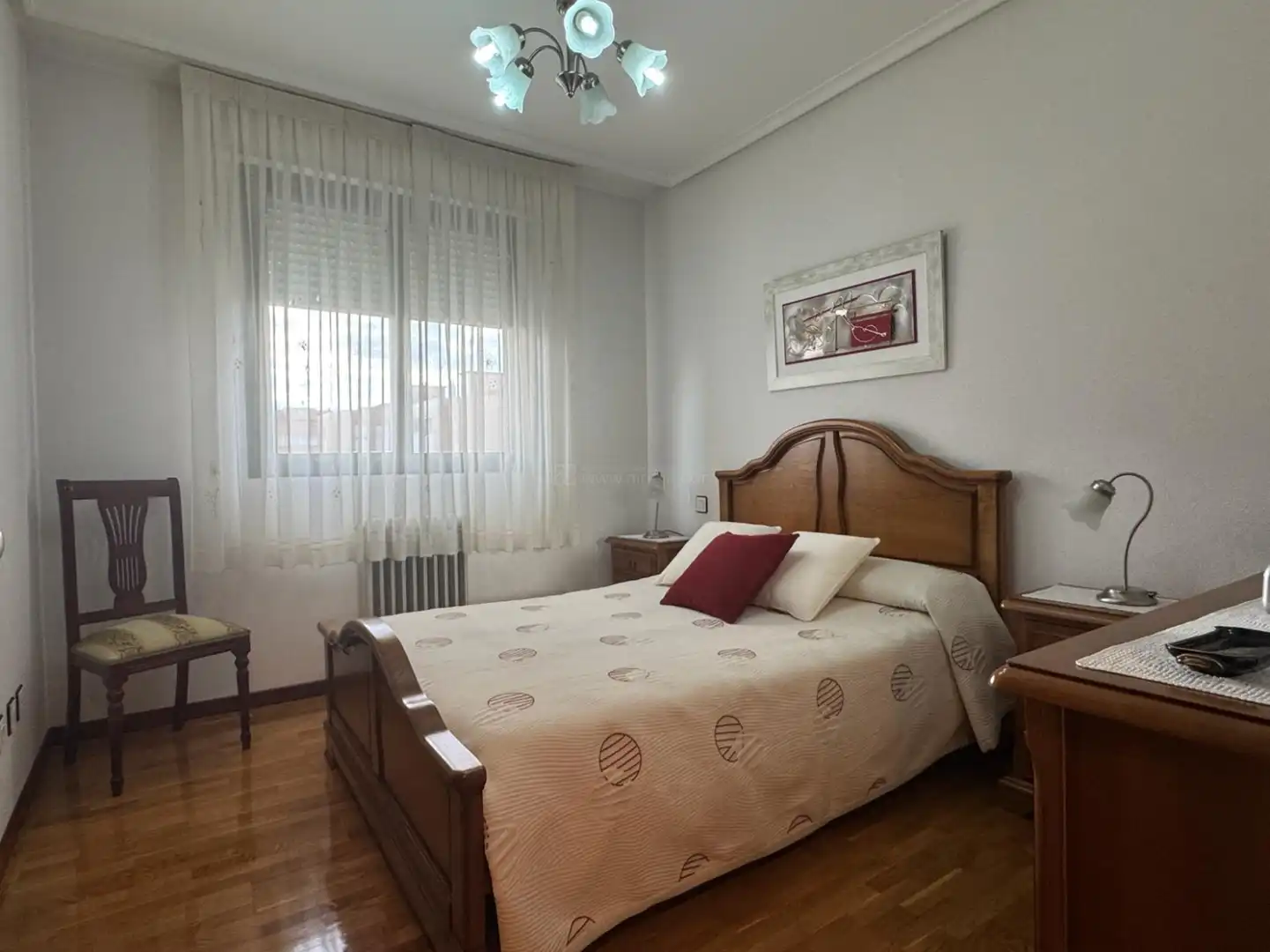 Bedroom of Flat for sale in  Logroño  with Heating, Parquet flooring and Storage room