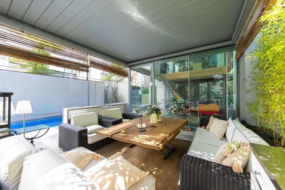 Terrace of Flat for sale in  Madrid Capital  with Air Conditioner, Heating and Private garden