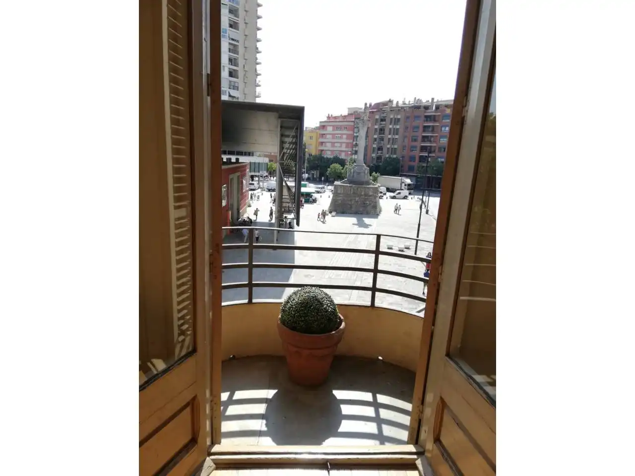 Terrasse von Wohnung zur Miete in Girona mit Klimaanlage, Heizung und Parkett
