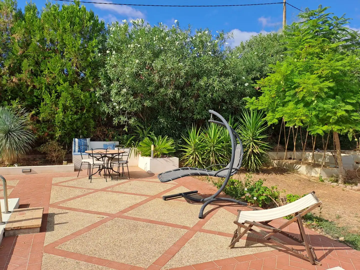 Terrassa de Casa o xalet en venda en Cantillana amb Aire condicionat, Calefacció i Jardí privat