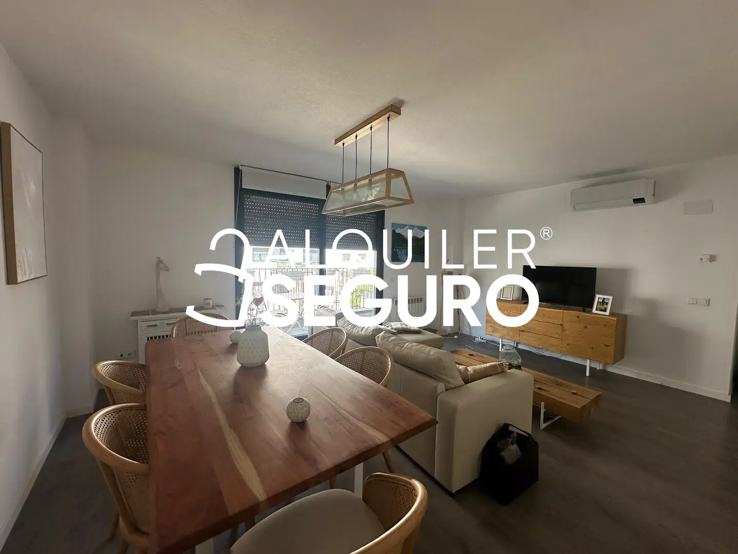 Sala d'estar de Pis de lloguer en Madrid amb Aire condicionat, Calefacció i Terrassa