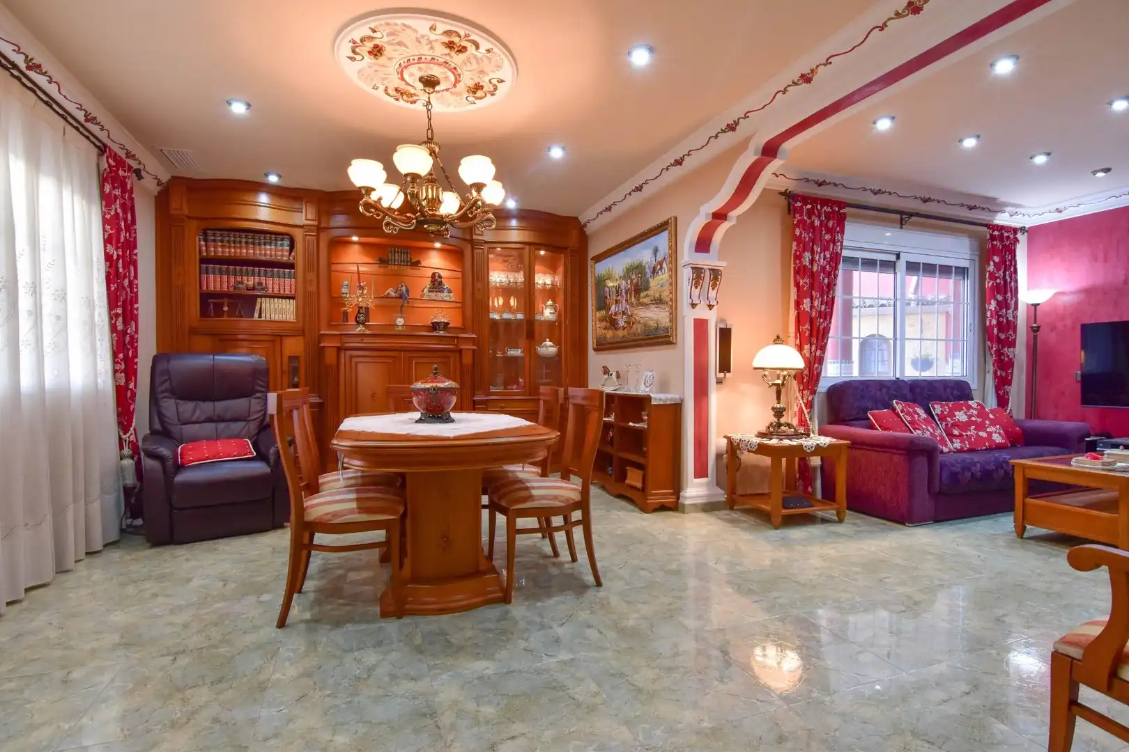 Sala de estar de Casa o chalet en venta en Canals con Aire acondicionado, Calefacción y Terraza