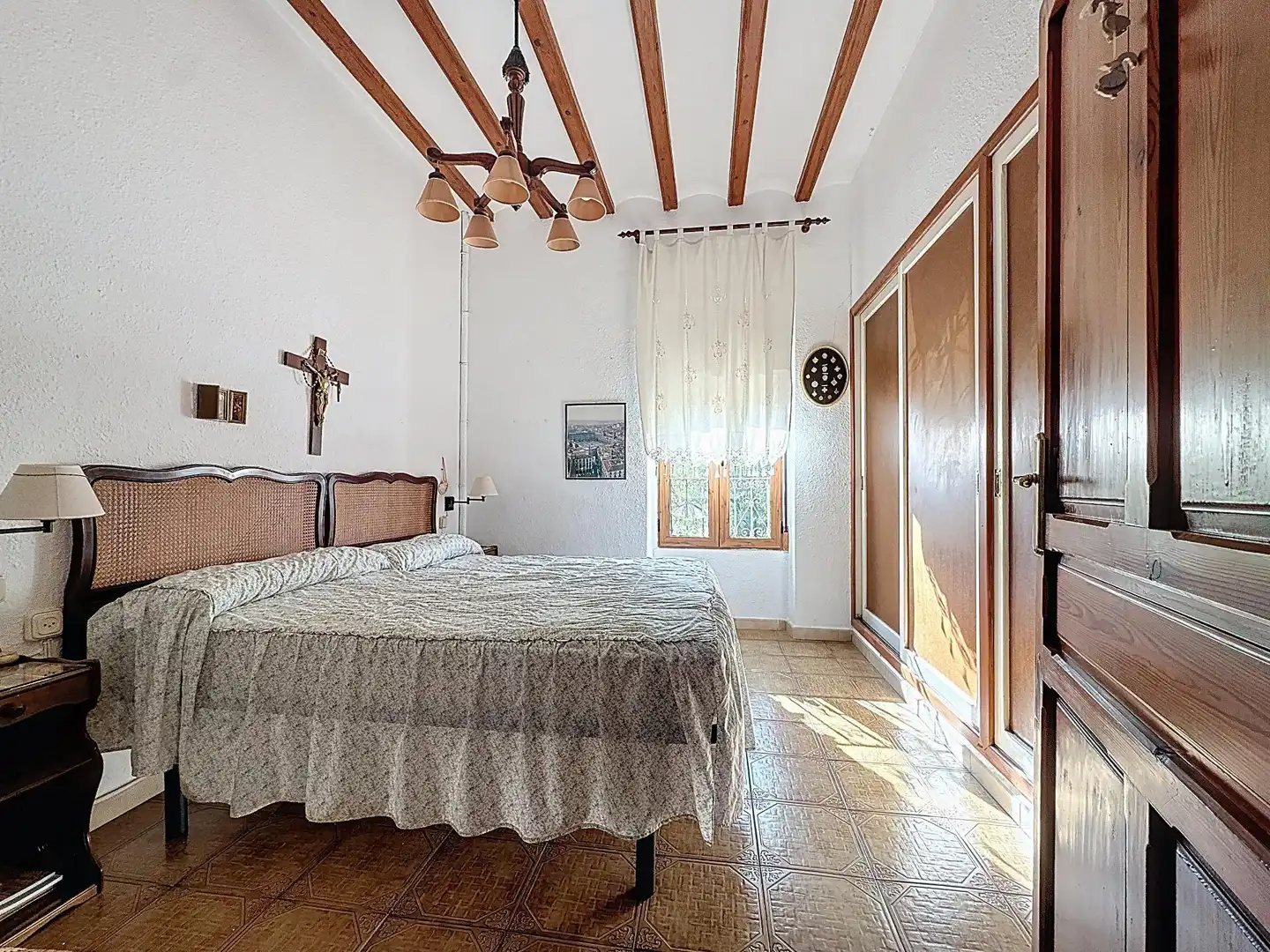 Habitación de Finca rústica en venta en Castalla con Jardín privado, Terraza y Piscina