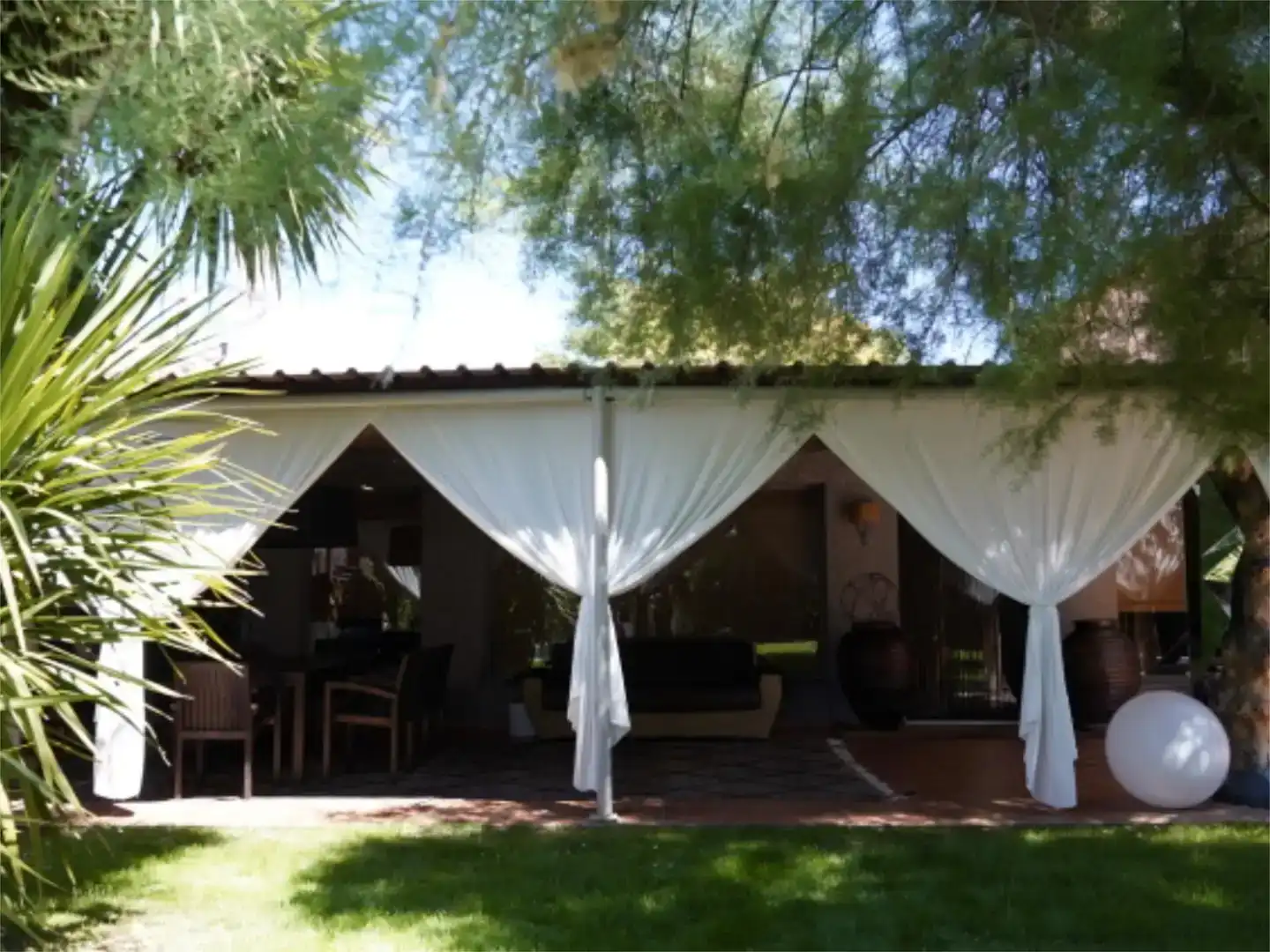 Terraza de Finca rústica en venta en El Perdigón  con Aire acondicionado, Jardín privado y Parquet
