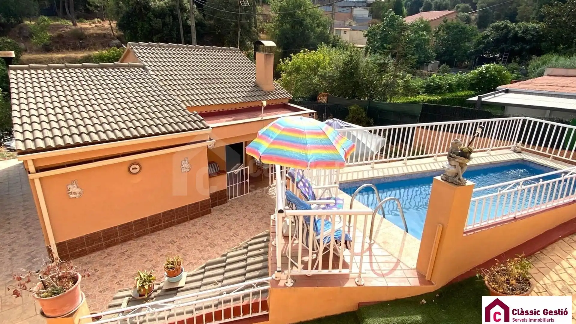 Terraza de Casa o chalet en venta en Vacarisses con Trastero