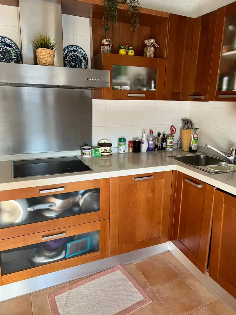 Küche von Dachboden zum Verkauf in Villaviciosa mit Heizung und Balkon
