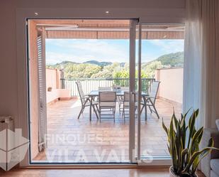Terrassa de Casa adosada en venda en Bigues i Riells amb Aire condicionat, Calefacció i Jardí privat