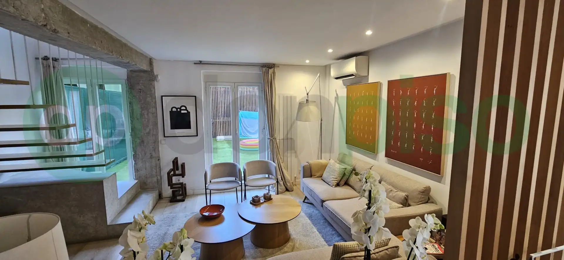 Sala d'estar de Planta baixa en venda en Madrid amb Calefacció i Terrassa