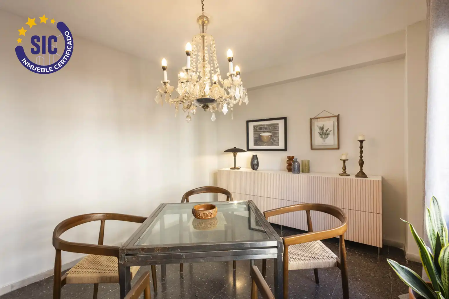 Dining room of Flat for sale in Valencia  with Air Conditioner and Terrace