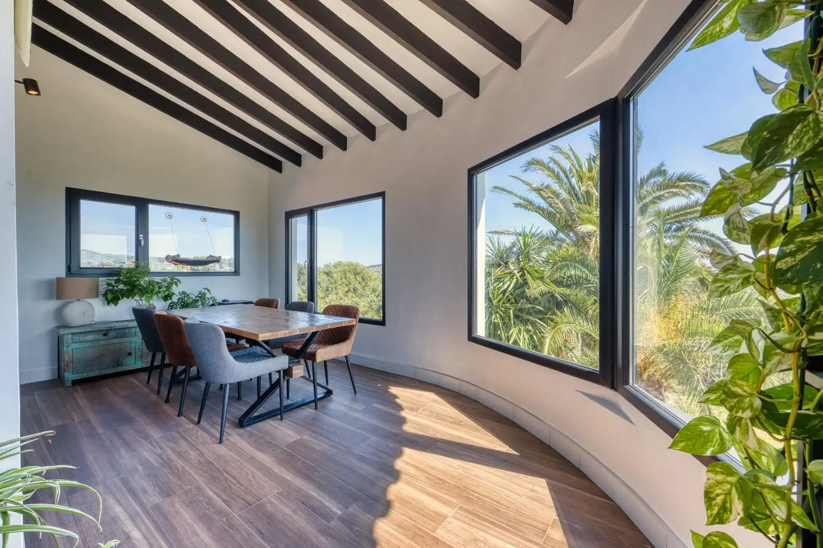 Menjador de Casa o xalet en venda en Benissa amb Aire condicionat, Jardí privat i Piscina