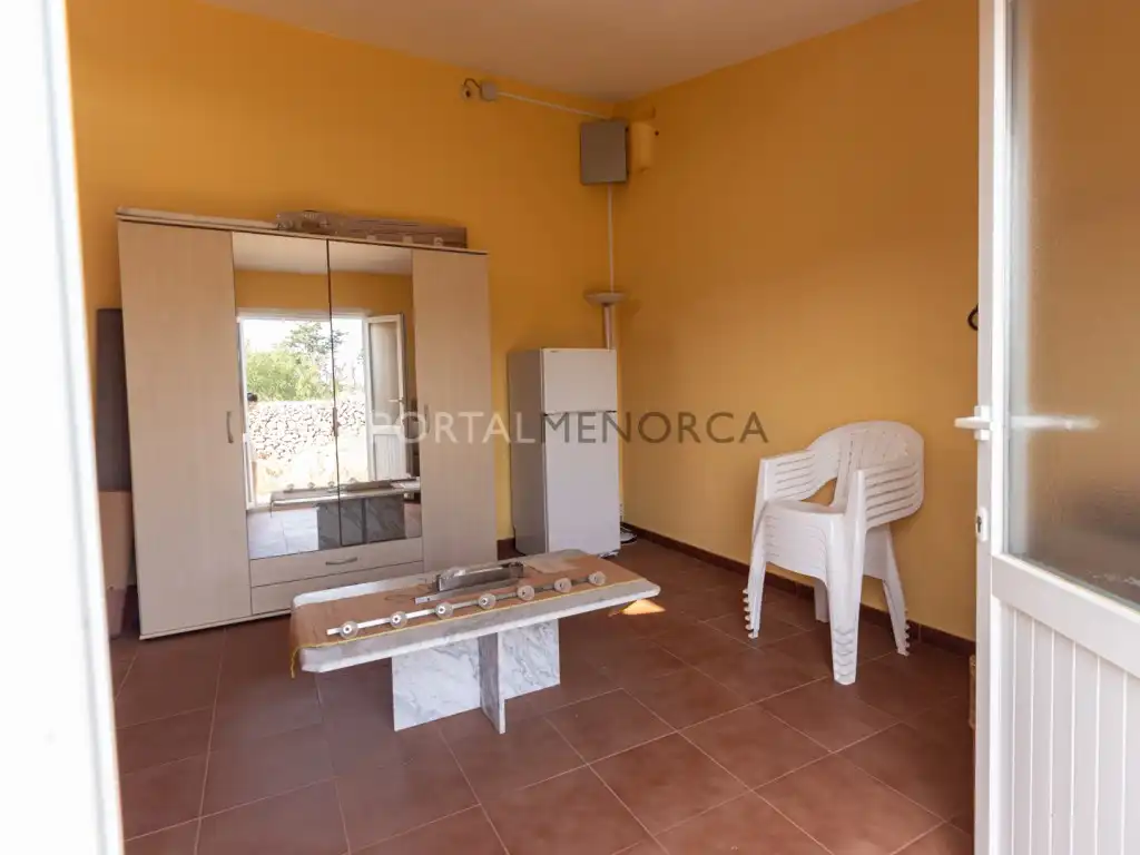 Sala d'estar de Finca rústica en venda en Maó - Mahón