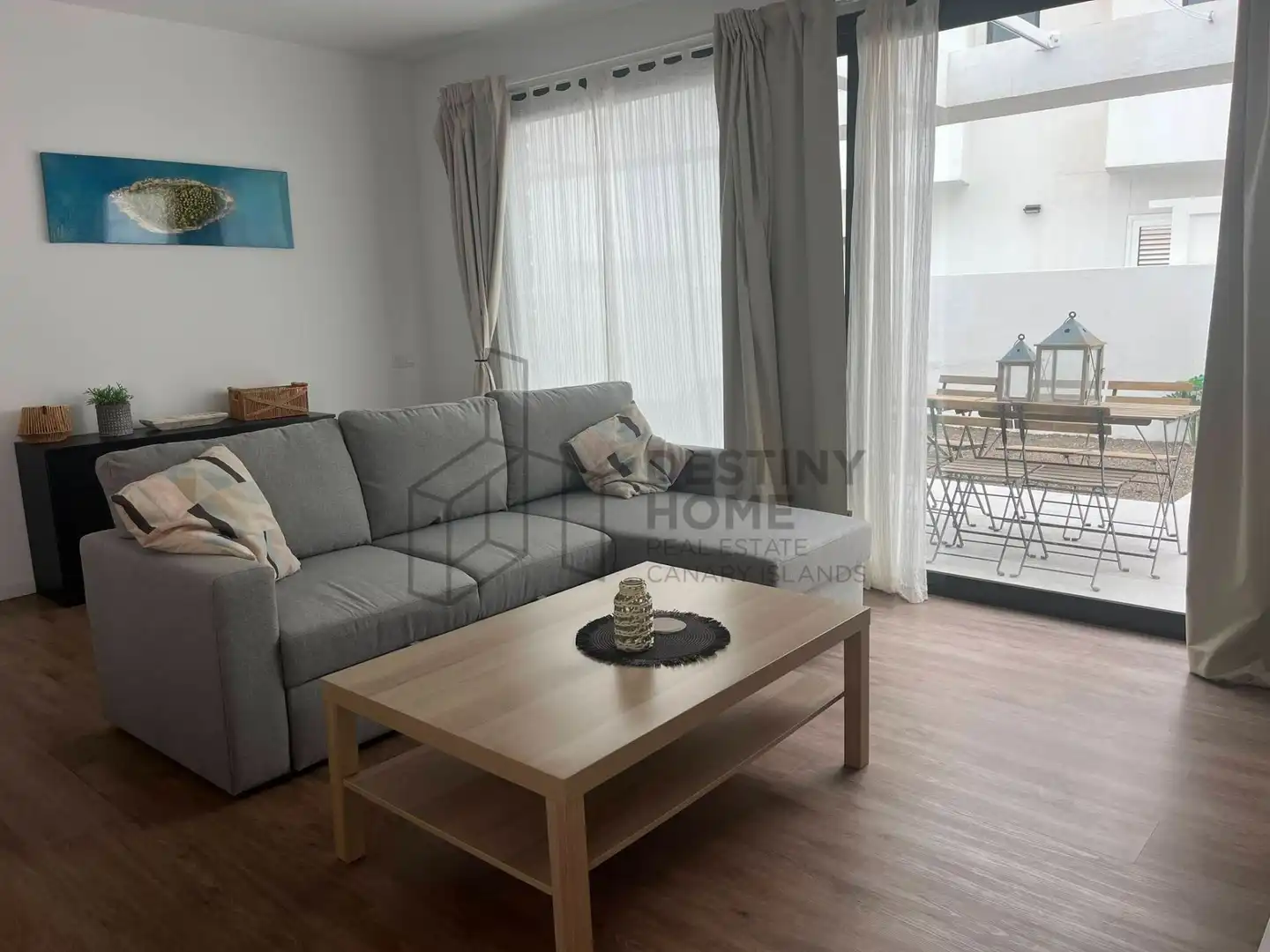 Sala d'estar de Casa o xalet de lloguer en La Oliva amb Traster