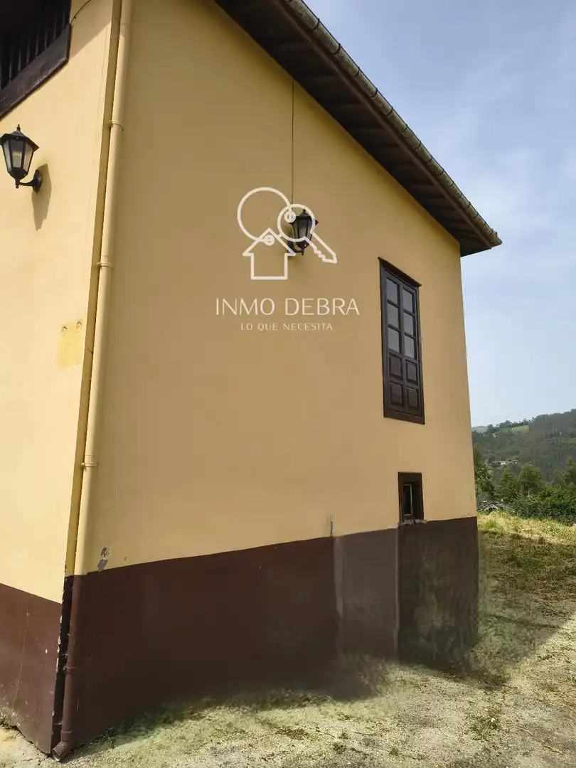 Vista exterior de Casa o chalet en venta en Salas con Calefacción y Terraza