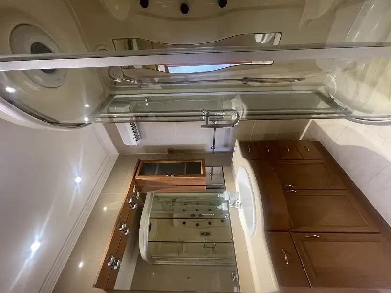 Badezimmer von Wohnung zum Verkauf in  Palma de Mallorca mit Klimaanlage und Balkon