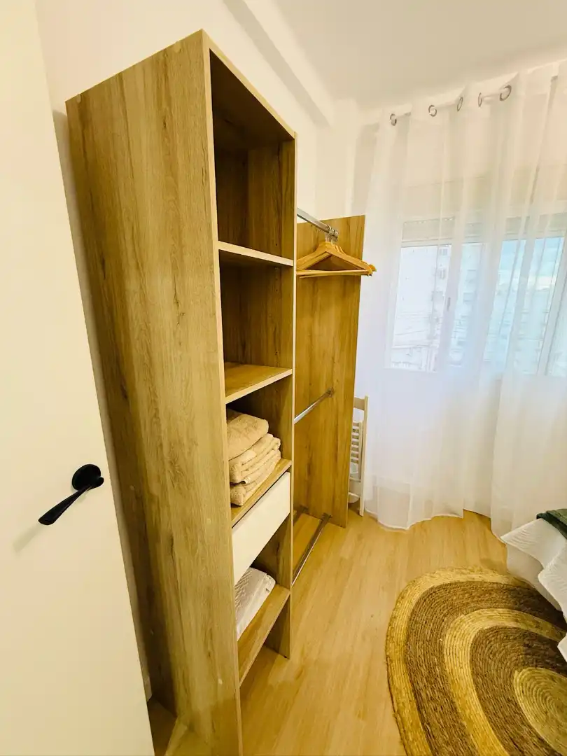 Bedroom of Flat for rent in Castellón de la Plana / Castelló de la Plana  with Furnished, Washing machine and TV