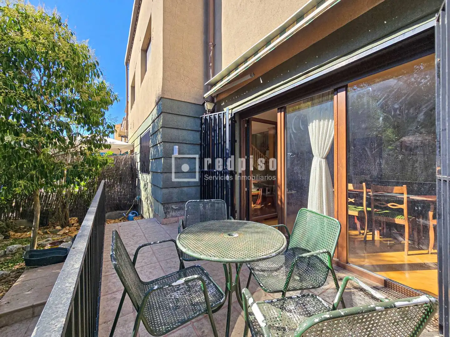 Terrassa de Casa o xalet en venda en Collado Villalba amb Calefacció, Jardí privat i Terrassa