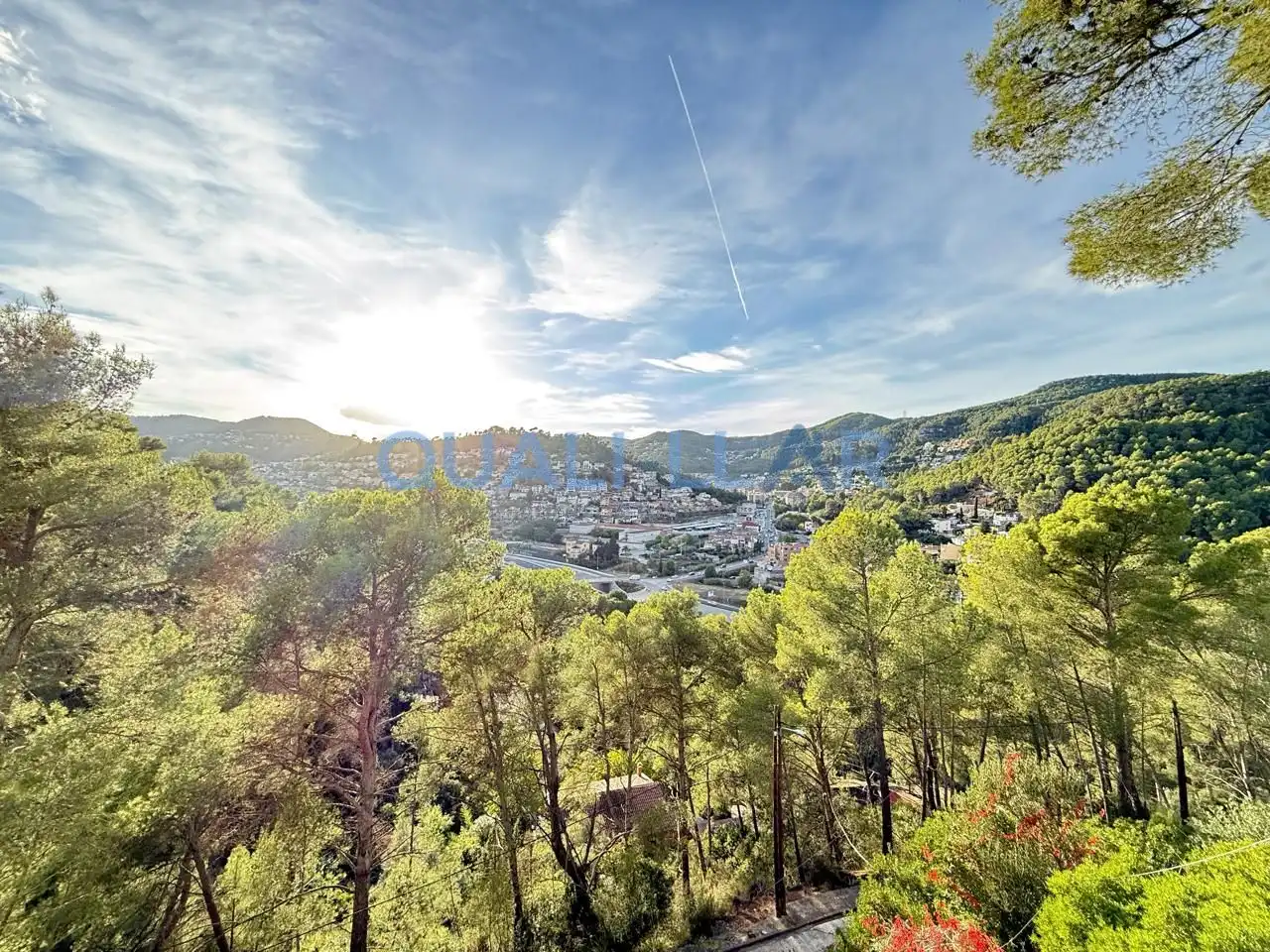 Vista exterior de Casa o xalet en venda en Cervelló amb Calefacció, Jardí privat i Parquet