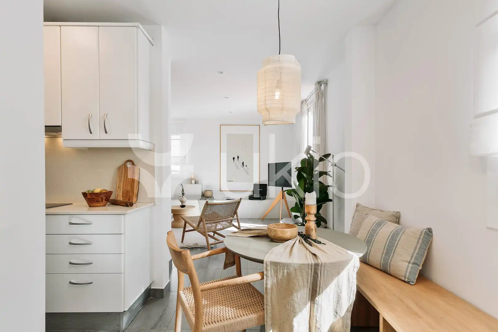 Living room of Study for rent in Barcelona  with Air Conditioner, Heating and Terrace