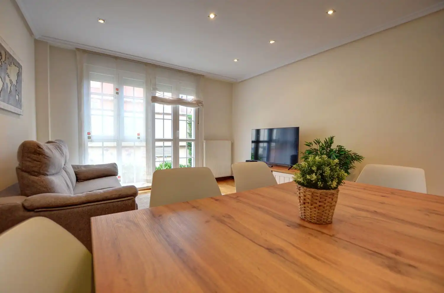 Living room of Flat for sale in Carreño  with Heating, Private garden and Terrace